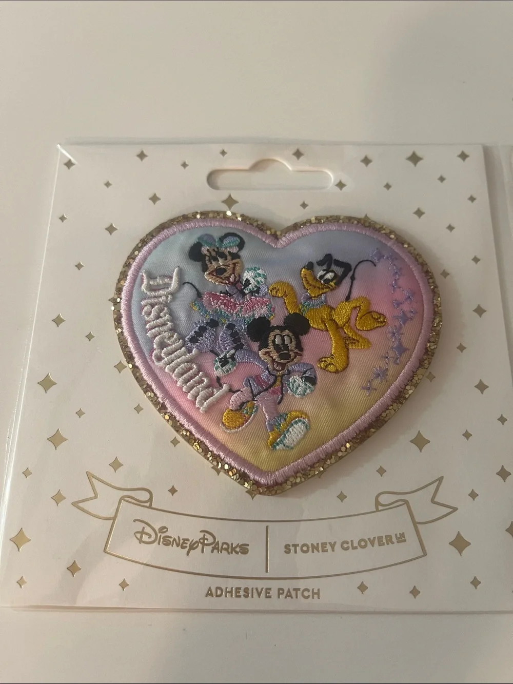 Stoney Clover Lane Heart Patch - Pastel Pink, Purple, Yellow & Blue